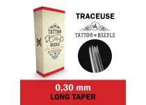 Sterylna igła do tatuażu 0,30 mm (RL) - długi stożek | Igła do tatuażu