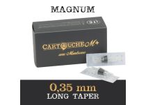 Kartridże tatuażowe M+ Magnum (M1) - Ø 0,35 mm - Długi stożek | Itc.