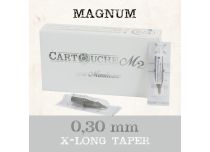 Kartridże tatuażowe M2 Magnum (M1) - Ø 0,30 mm - XLong Taper | Itc.