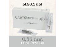 Naboje tatuażowe M2 Magnum (M1) - Ø 0,35 mm - Długi stożek | Itc.