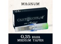 Kartridże do tatuażu M Magnum (M1) - Ø 0,35 mm - średni stożek | Itc