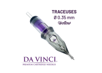 Kartridż do tatuażu Hollow Plotter (RL) Ø 0,35 mm - Długi stożek | Da Vinci V2