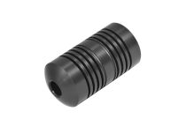 Sztywny czarny plastikowy cylinder tulejowy Ø 25 mm - produkcja CE |Itc