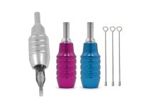  Ø 25 mm Regulowana tuleja aluminiowa do kartridża + 3 prowadnice