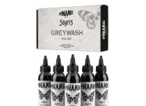 Encre de Tatouage Dynamic INK - St&eacute;rile - 5x120ml - Set Sayers Greywash
