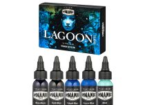 Encre de Tatouage Dynamic INK - St&eacute;rile - 5x30ml - Set lagoon