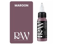 Encre de Tatouage RAW Platinum, st&eacute;rile, coloris : Maroon