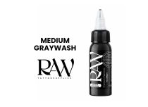 Encre de Tatouage RAW Platinum, st&eacute;rile, coloris : Medium Graywash