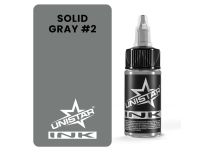 Encre de Tatouage - Stérile - SOLID GRAY #2 | UNISTAR COLORS™ Ink
