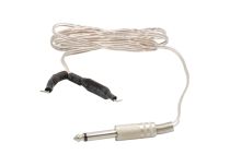 Silikonowy zacisk przewodu, prosty wtyk 6,35 mm, 1,8 m