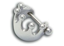 Sztanga Acier Accessoire Spécial Cartillage motif Couronne | Itc