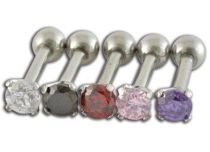 Sztanga stalowa Crystal Scratched 3 mm kolorowa | Itc