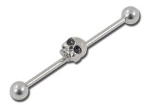 Kule stalowe przemysłowe Barbell 5 mm wzór czaszki | Itc