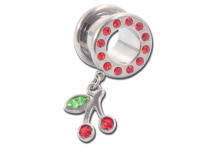 Stalowy tunel Cherry Crystal Red wzór | Itc