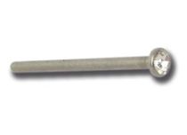 Szpilka stalowa prosta od 1 mm do kulki 2,3 mm - Cristal Coloré | Itc