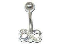 Zestaw kryształów Banana Steel Fancy Motif Infini White | Itc