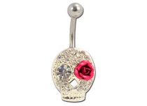 Banana Steel Fantasy Crane Calavera & Flower | Itc