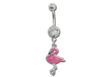 Fancy Pink Flamingo Steel Banana | Itc
