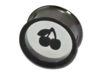 Wtyczka Steel Black Double Shielded Cherry pattern | Itc