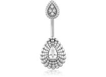 Stal chirurgiczna Banana Oval Double Drop Mono Strass | Itc