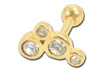 Sztanga Steel Gold Strass | Itc