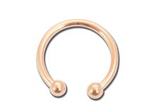 Faux Piercing Septum Pink Steel Horseshoe | Itc