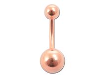 Banana Navel Steel Pink z kulkami 5 / 8 mm | Itc