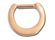 Różowy stalowy pierścień Septum Ring z zawiasem | Itc