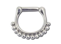 Pierścień Septum Steel Hinge Ball Chain Pattern |Itc