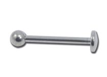 Pudełko 10 sztuk tytanowych sterylnych krążków labret 4 mm i kulek 3 mm | Itc