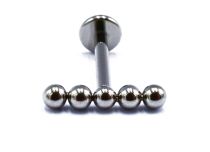 Labret Titane Interne Stérile motyw 5 Billes Droites | Itc