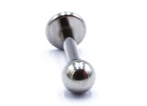 Sterylny labret wewnętrzny z kulką 3 mm i dyskiem 4 mm | Itc