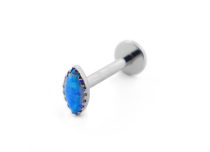 Labret Titane Interne Stérile Motif Opal Synthétique | Itc
