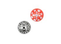 Zestaw 5 akrylowych kul mandali | Itc