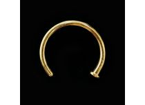 Otwarty złoty stalowy pierścień | Itc