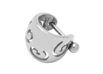 Sztanga Acier Accessoire Spécial Cartillage Motif Spirale | Itc