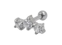 Barbell Steel Crystal Set Scratched |Itc