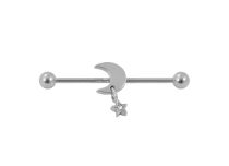 Barbell Steel Industrial Moon and Star |Itc