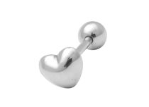 Stalowy pręt, wzór serca 8 mm | Itc