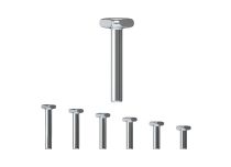 Labret tytanowy elastyczny 1.2mm trójkąt tarczy 4mm