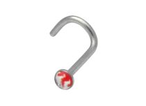 Stalowy nosek z wzorem płomieni | Itc