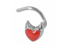 Devil Heart Steel Nose Stud | Itc