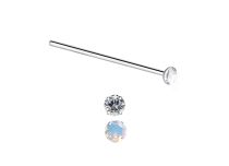 Szpilka stalowa prosta od 0,8 mm do kulki 2,3 mm - Cristal Coloré | Itc