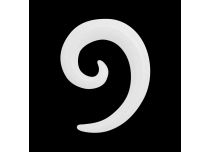 Biały akrylowy ekspander spiralny | Itc