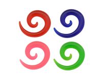 Kolorowy akrylowy ekspander spiralny | Itc