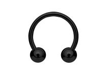 Czarna stalowa podkowa | Itc