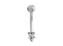 Banana Steel Crystal Star Pattern Ball 3 mm | Itc