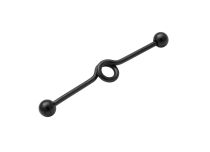 Sztanga stalowa czarna spiralna 10 mm kulki 5 mm | Itc