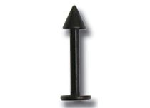 Labret Steel Black Point 3 mm | Itc