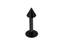 Labret Steel Black Point 3 mm | Itc